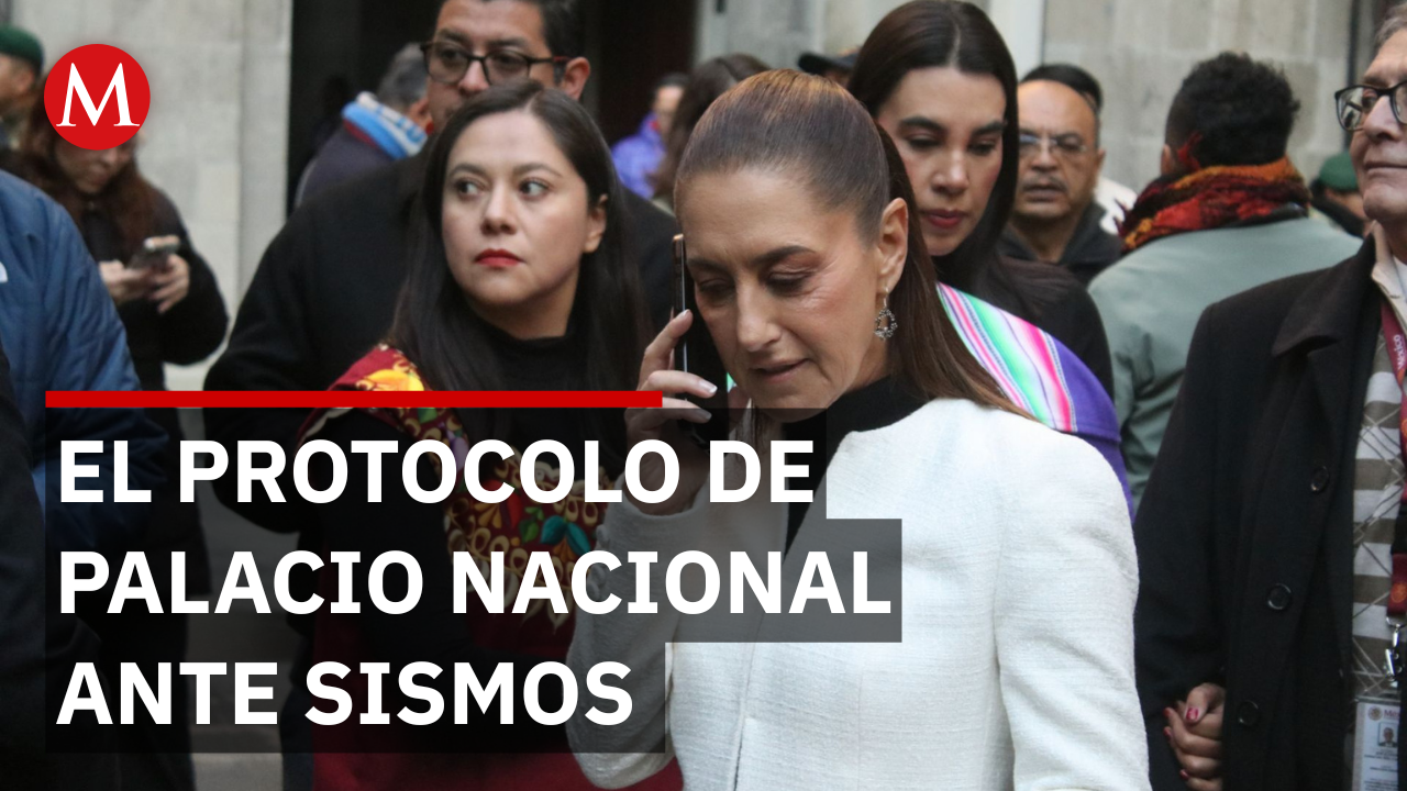 ¿Qué pasa en Palacio Nacional cuando tiembla?