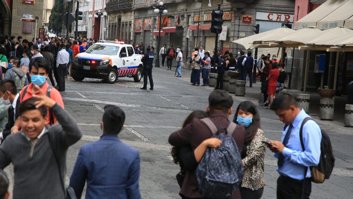 Saldo blanco en Puebla tras sismo: Armenta descarta lesionados | EsImagen (Archivo)