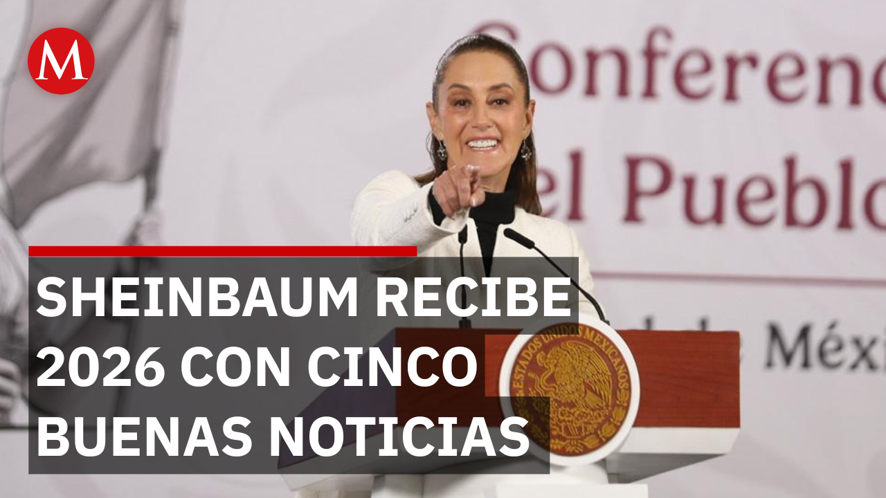 ¡Sheinbaum comparte cinco buenas noticias económicas para México!