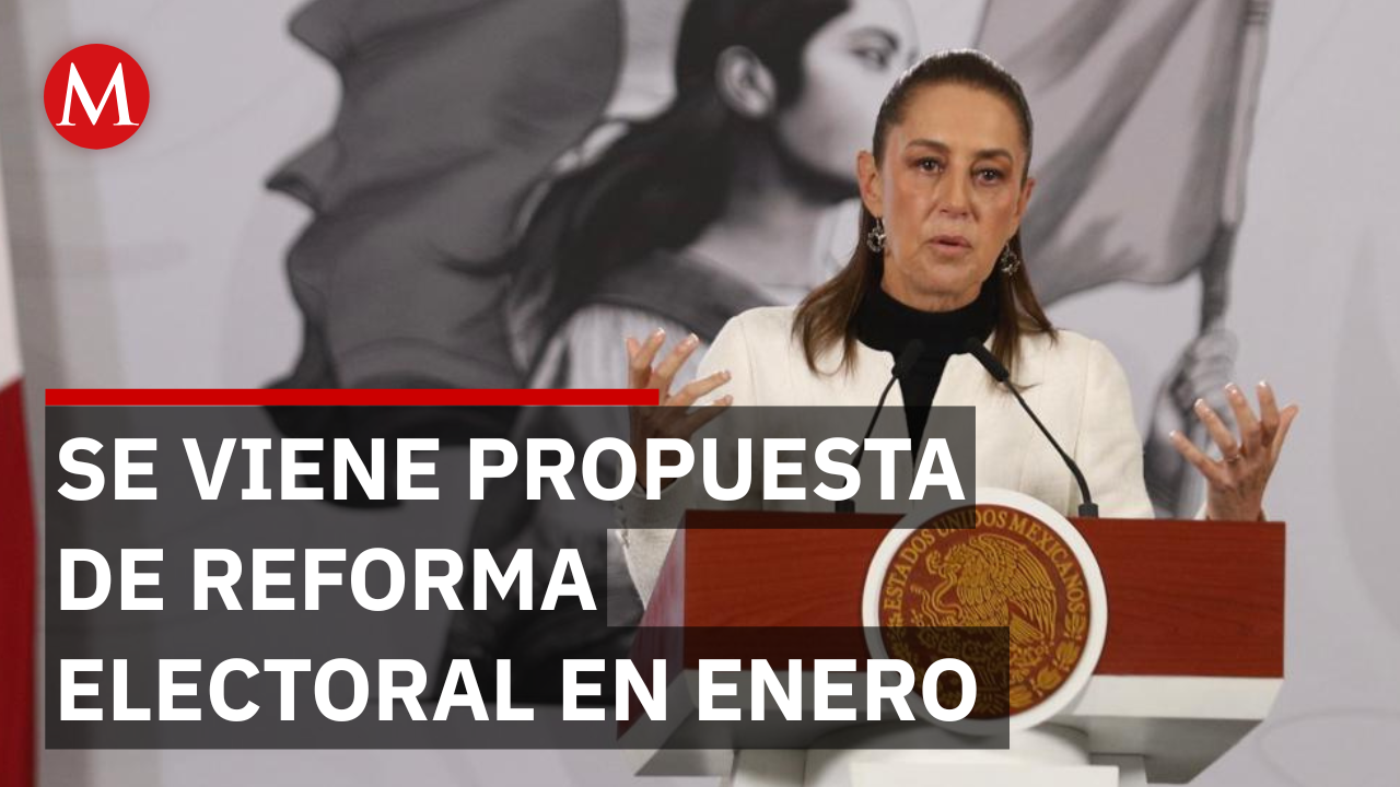 Sheinbaum presentará propuesta de reforma electoral este mes