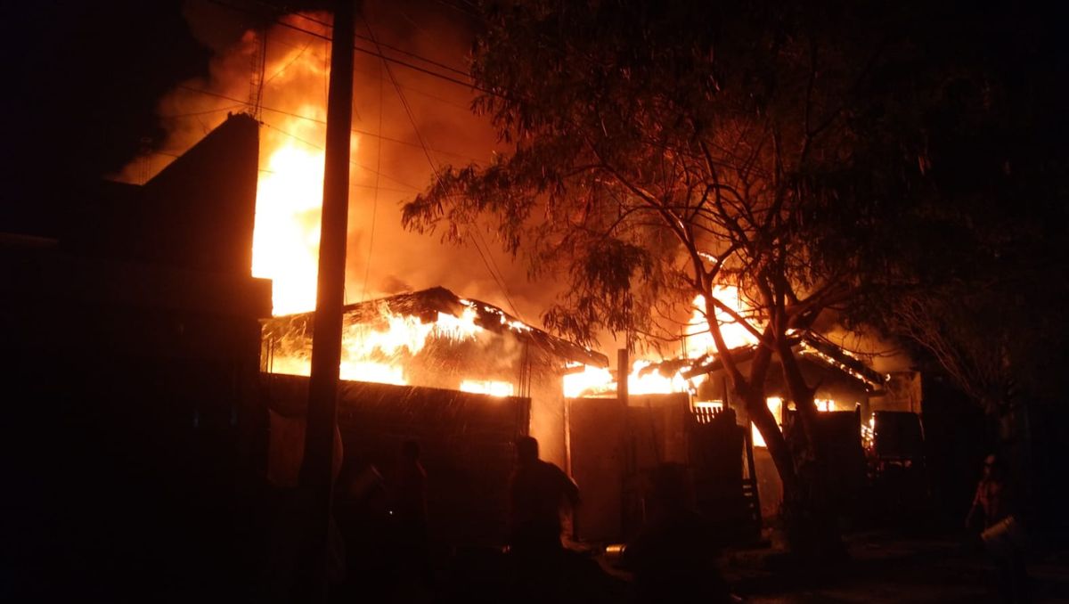 El siniestro fue controlado por cuerpos de auxilio. | Especial