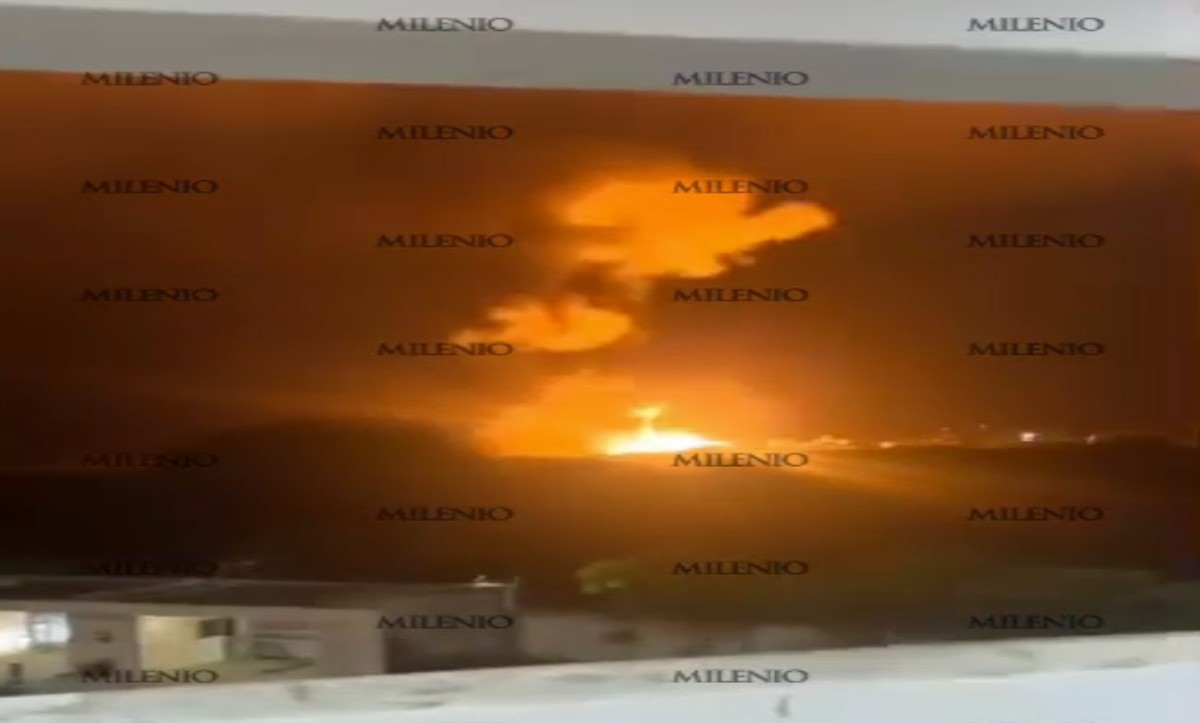 Las detonaciones fueron grabadas por los usuarios de redes sociales | Captura de pantalla