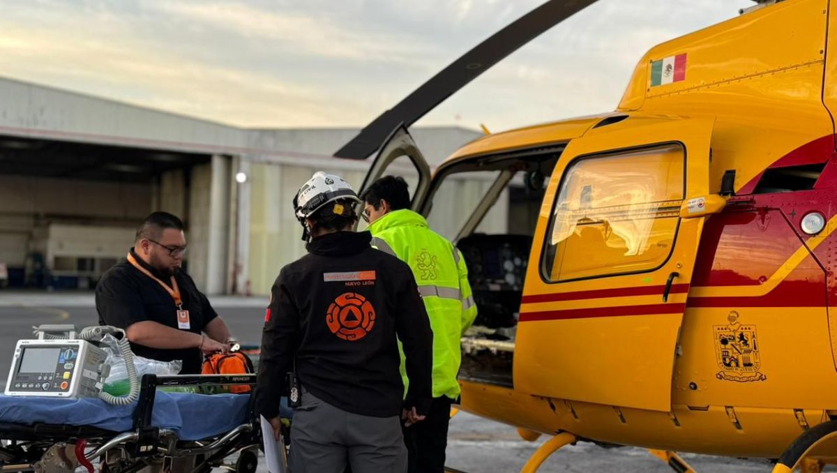 El traslado aéreo se realizó durante este sábado. | Especial