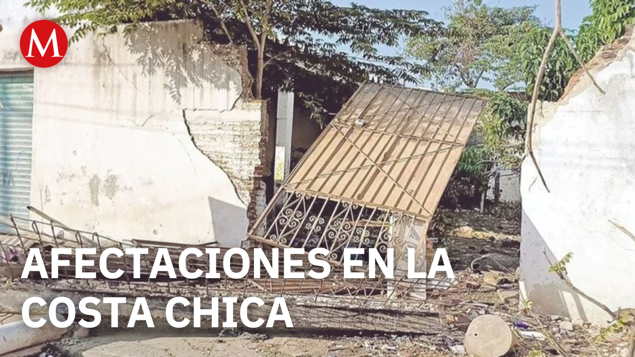 Sismo de 6.5° deja múltiples afectaciones en la Costa Chica de Acapulco