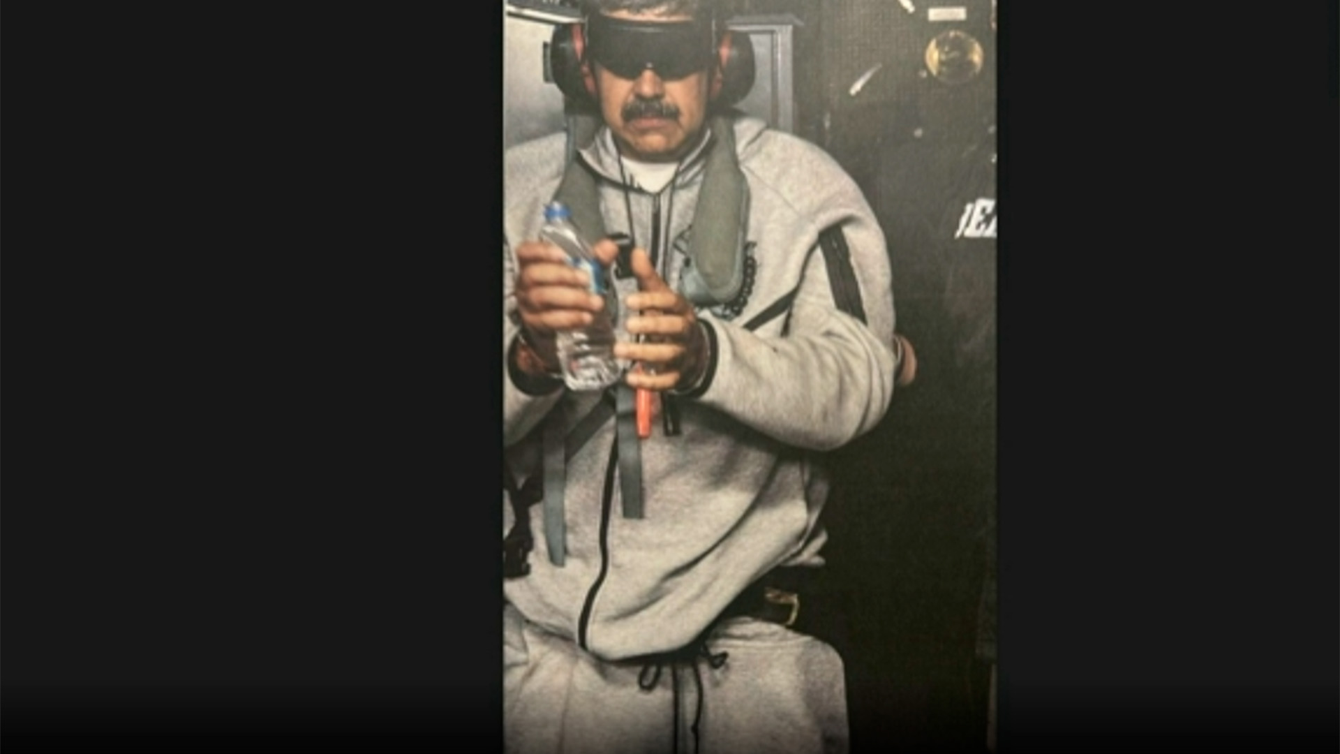 Trump difunde primera imagen oficial de la captura de Nicolás Maduro