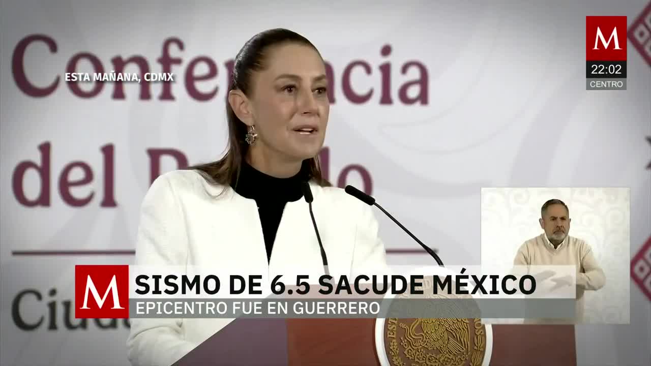 Así se vivió el sismo en 'La Mañanera' y Guerrero | Alejandro Domínguez, 2 de enero de 2026