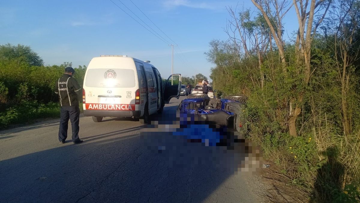 El accidente se registró en una comunidad del municipio de Montemorelos. | Especial