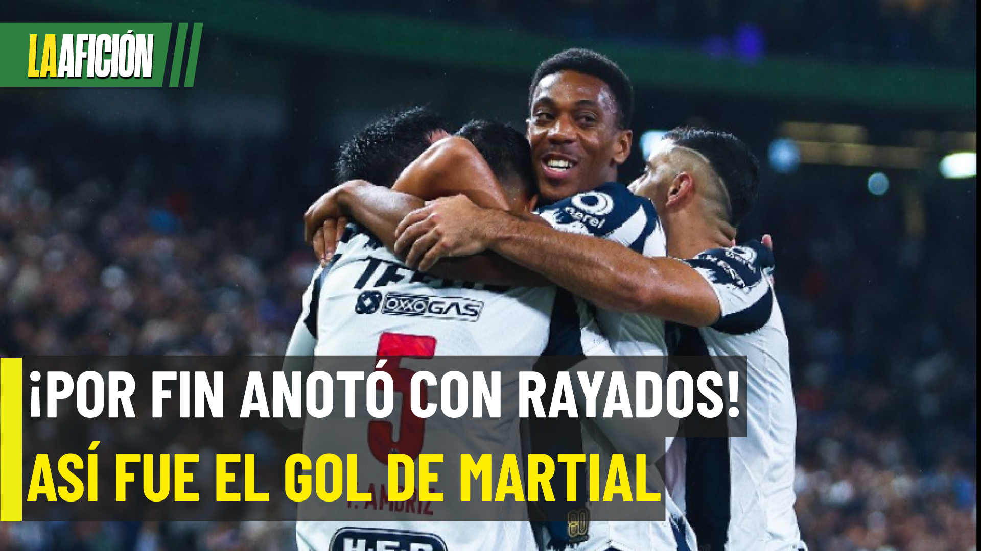 Anthony Martial anota su primer gol con Rayados en Copa Pacifica