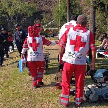 La Cruz Roja rescató el cuerpo del menor tras estar varias horas desaparecido. Foto: (Especial)