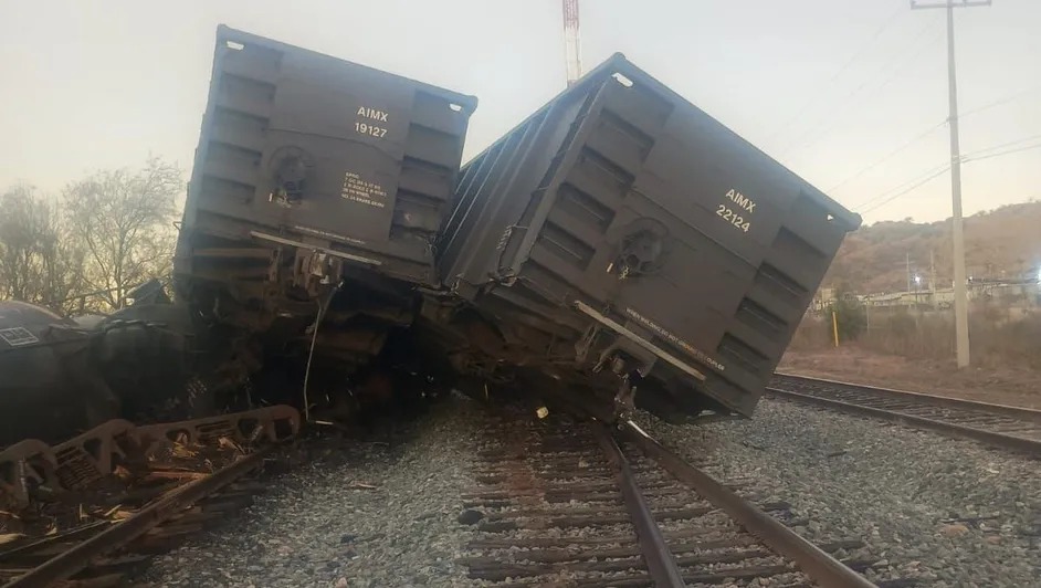 Se descarrila tren en Agua Zarca, Sonora; autoridades aseguran control