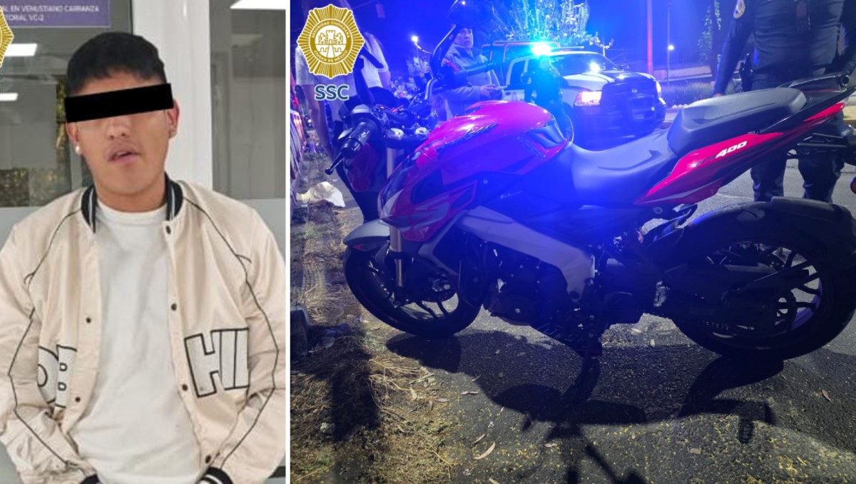 El joven fue detenido por elementos de la policía tras haber atropellado a un oficial en la Venustiano Carranza. | SSC