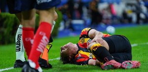 Los Leones Negros informaron en un comunicado sobre la lesión de Carlos Fierro, quien sufrió ruptura de ligamento cruzado, colateral medial y daño en el menisco