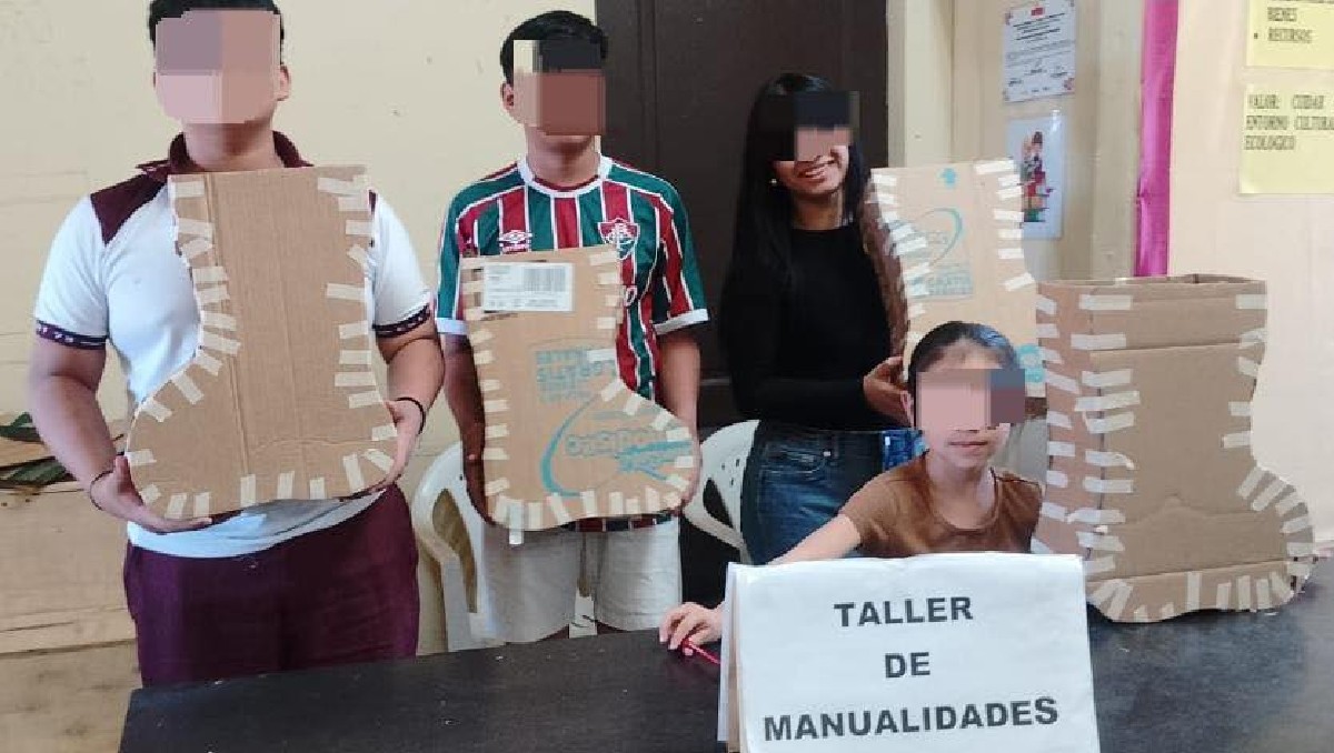 Realizan talleres de manualidades para prevenir violencia en Reynosa