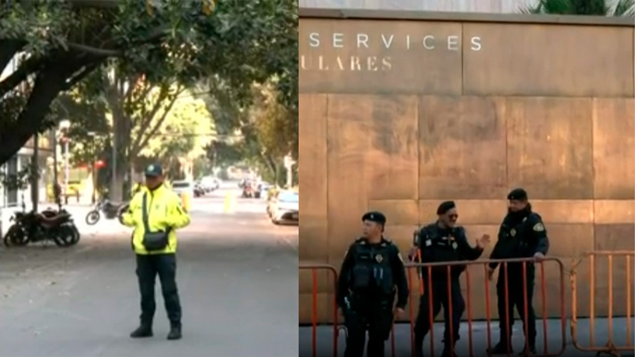 Refuerzan seguridad en embajadas de EU y Venezuela ante posibles protestas