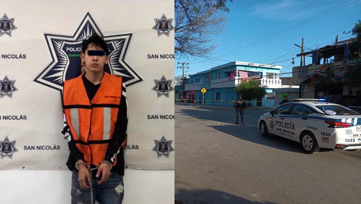 Vecinos aprehendieron al menor mientras llegaba la policía de San Nicolas. | Especial