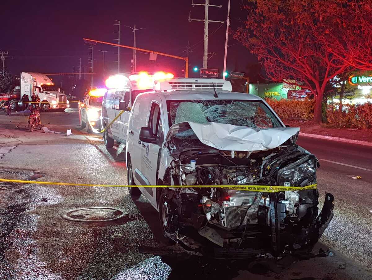 El accidente ocurrió sobre la carretera a San Martín. (Vicente Torres)