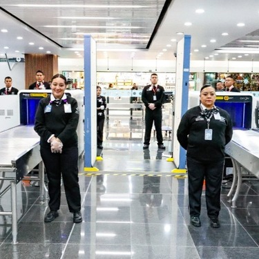 Con las áreas entregadas, la remodelación presenta un avance global del 35 por ciento. | X @AICM_mx