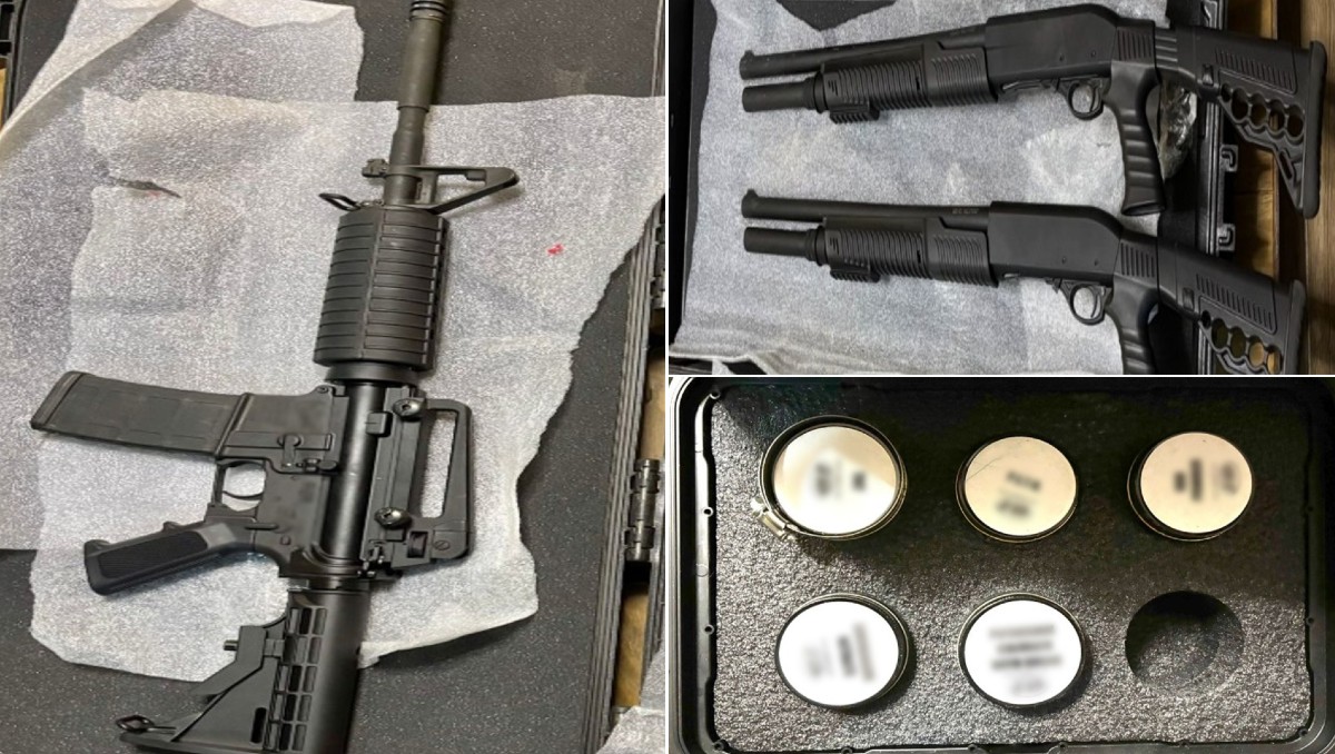 Aseguran armas tras un cateo en la alcaldía Xochimilco. | Especial