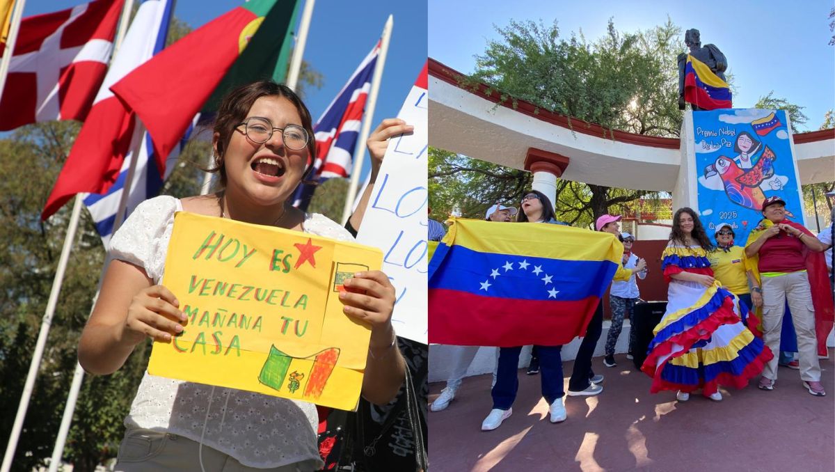 En ciudades como Monterrey se registraron protestas en contra y a favor de la detención de Nicolás Maduro | Roberto Alanís