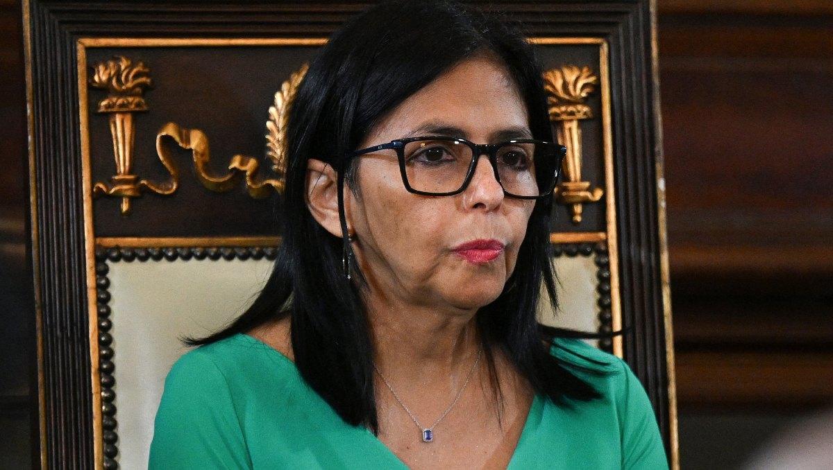 Delcy Rodríguez, de 56 años, asumió la presidencia interina de Venezuela | AFP