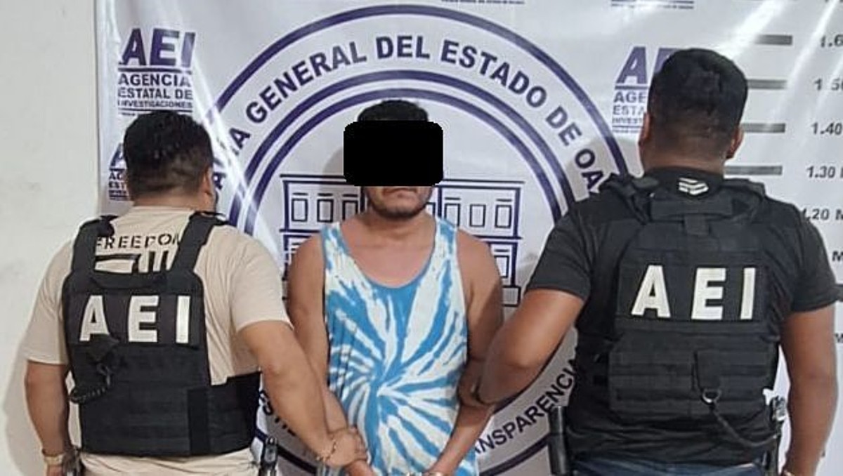 El hombre fue detenido tras prenderle fuego a su esposa en Oaxaca. | Especial