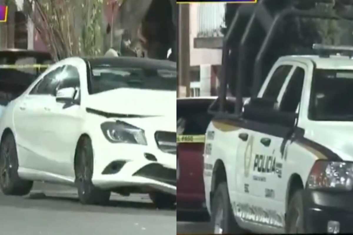 La víctima viajaba en un Mercedes Benz.