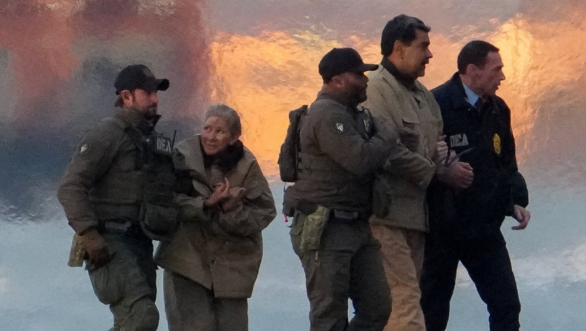 Nicolás Maduro y Cilia Flores en Manhattan. | Reuters