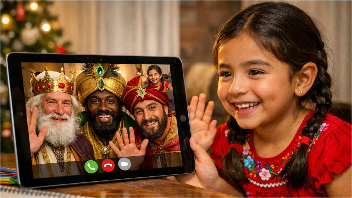 Así puedes hacer una video llamada con los Reyes Magos | IA Discover MILENIO