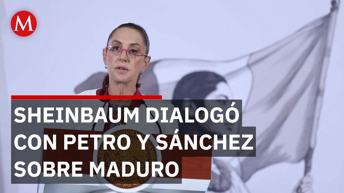 Sheinbaum habló con presidentes de Colombia y España tras intervención en Venezuela