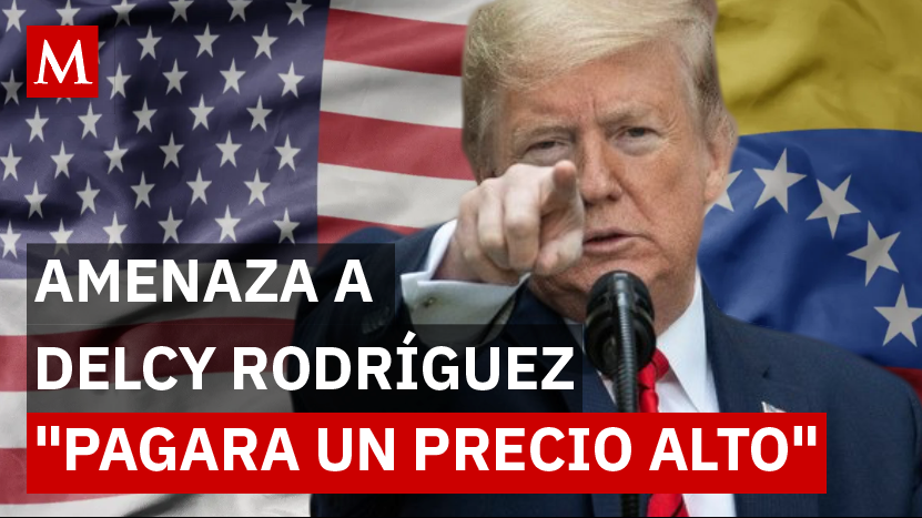 Trump lanza advertencia a Delcy Rodríguez, presidenta interina de Venezuela, tras captura de Maduro