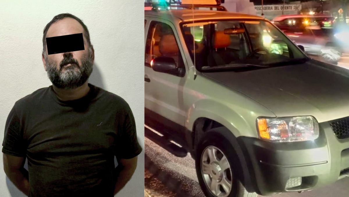 El vehículo fue detectado mientras circulaba por Eloy Cavazos | Especial