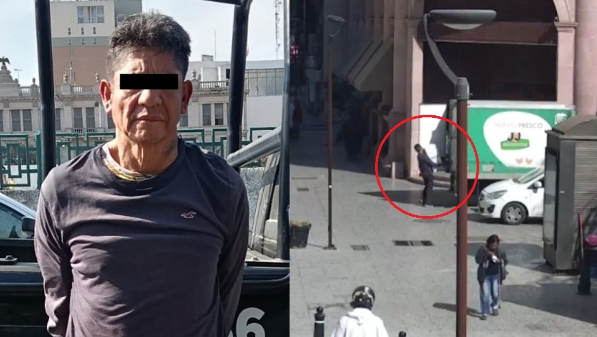 La captura de Luis Enrique se realizó en el centro de Monterrey. Foto: Especial