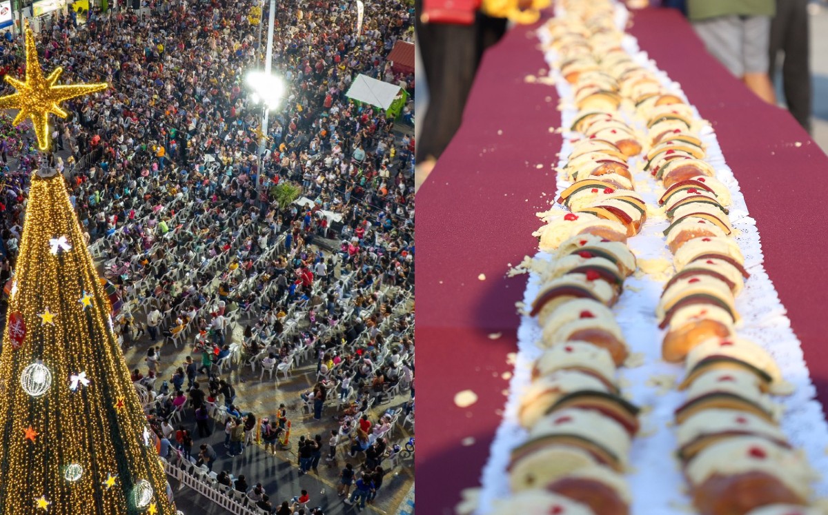Celebración del Día de Reyes en plaza de la Constitución de Altamira. | Cortesía