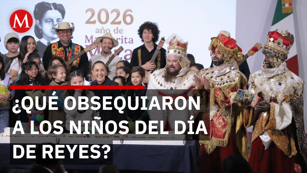 Conoce que el regalo que le dio Sheinbaum a los niños del Día de Reyes