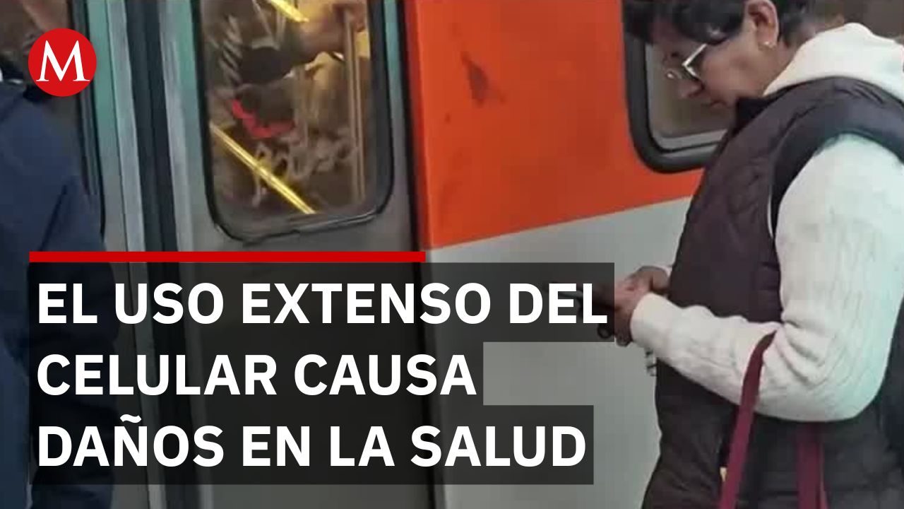 El uso constante del celular en los ciudadanos de la CdMx ha crecido; esto puede traer afectaciones