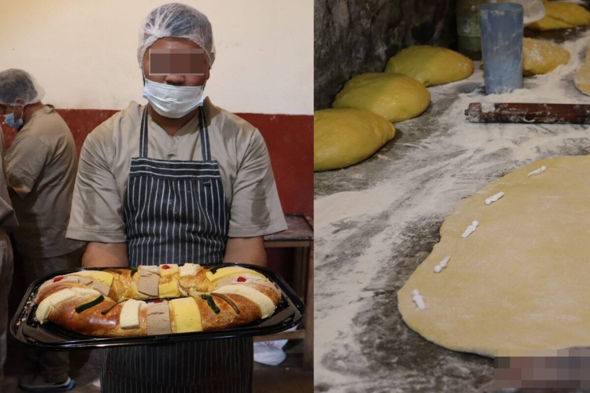 Elaboran Roscas de Reyes en el penal de Ciudad Victoria