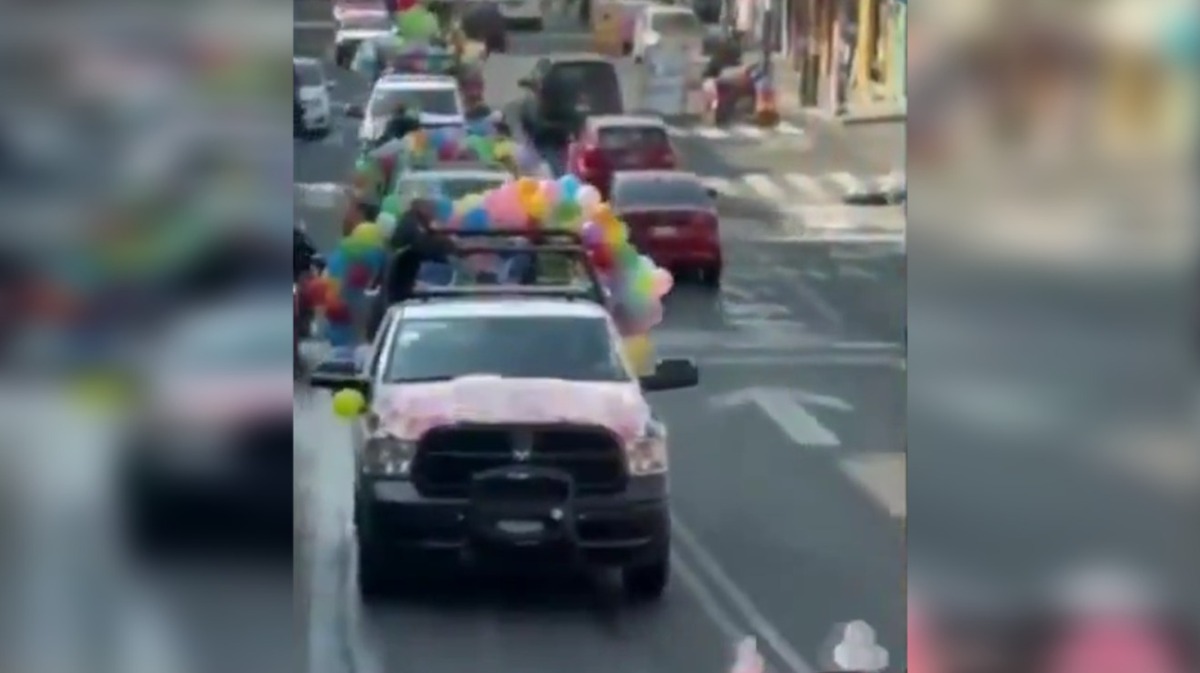 Los elementos de seguridad recorrieron diversas vialidades de la capital. (Foto: especial)