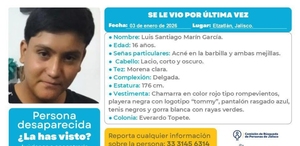 Familiares de Luis Santiago relataron el momento en que el adolescente dejó su hogar: "Lo notamos sospechoso, inquieto, entraba, salía, pegado al celular"