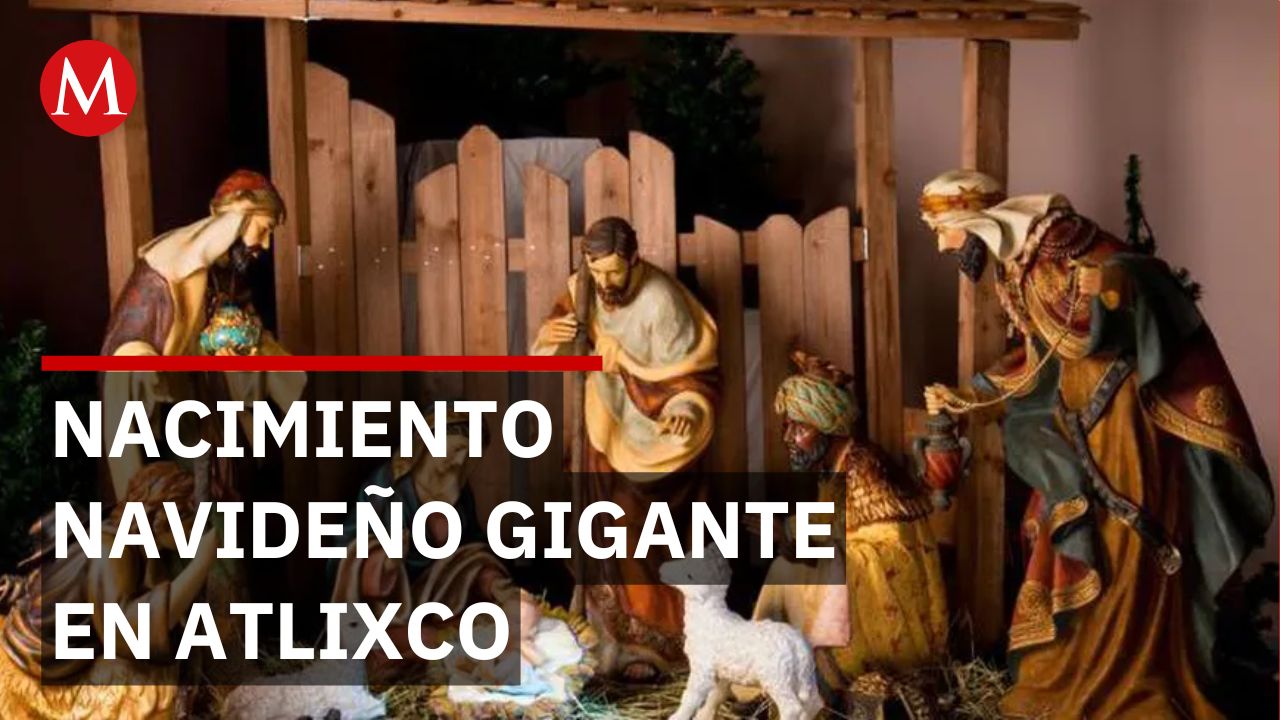 Realizan Nacimiento gigante en Atlixco con más de doscientas cincuenta figuras