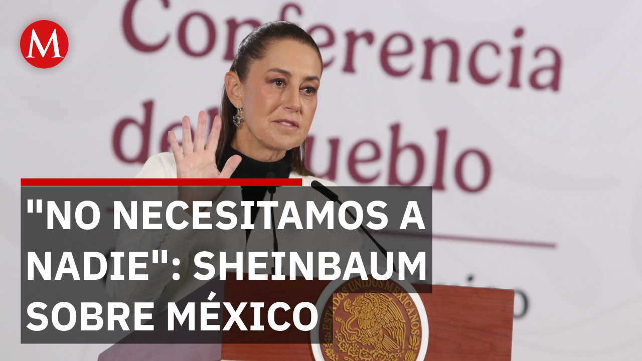 Sheinbaum afirma que en México resuelven los mexicanos