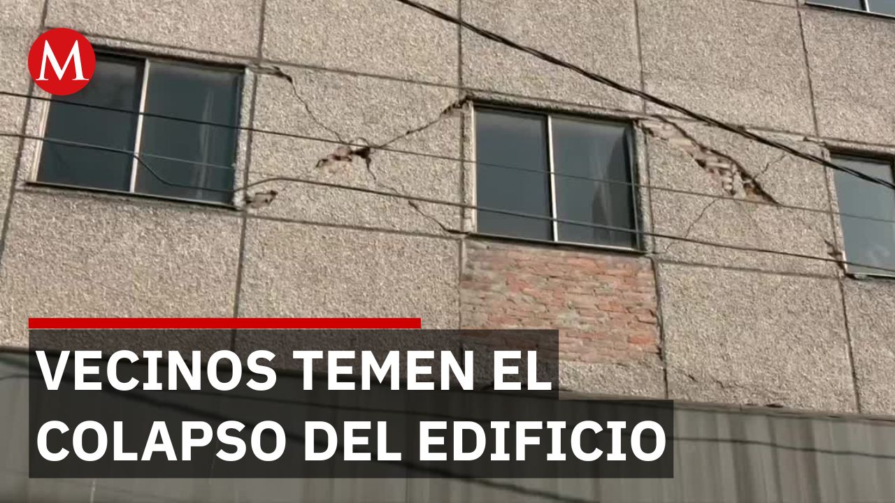 Vecinos temen un posible colapso del hotel Salón Costa Brava en la Ciudad de México