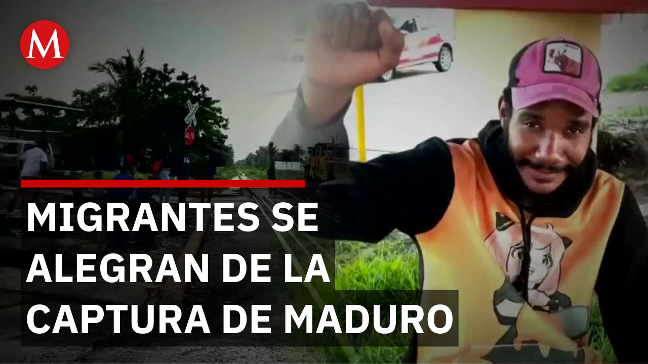 En Veracruz, migrantes venezolanos celebran la captura de Nicolás Maduro por Estados Unidos