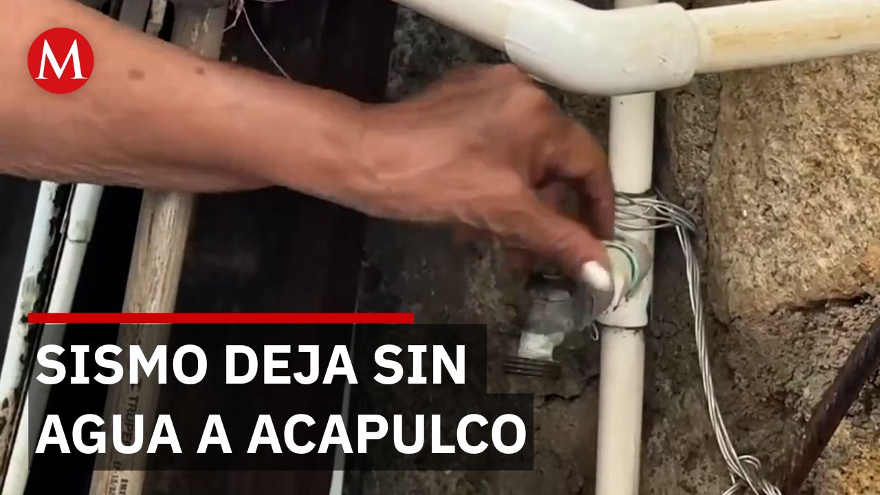 Acapulco enfrenta doble crisis tras el sismo con daños y severo desabasto de agua