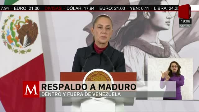 Claudia Sheinbaum muestra su respaldo a Maduro | Jaime Núñez, 6 de enero de 2026