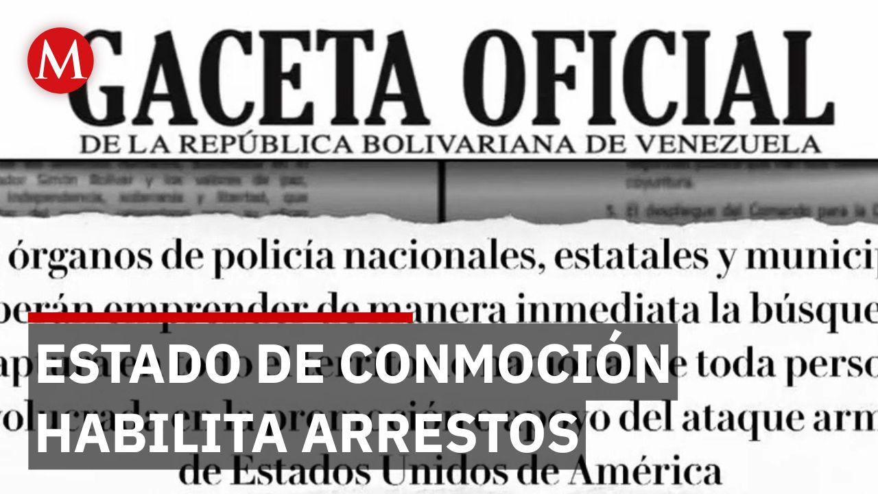 Decreto en Venezuela autoriza detenciones por respaldar el ataque de Estados Unidos