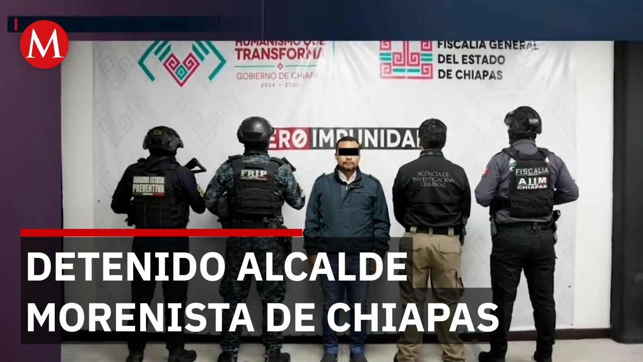 Detienen al alcalde morenista de Chiapas Ernesto Cruz Díaz por abuso de autoridad y corrupción