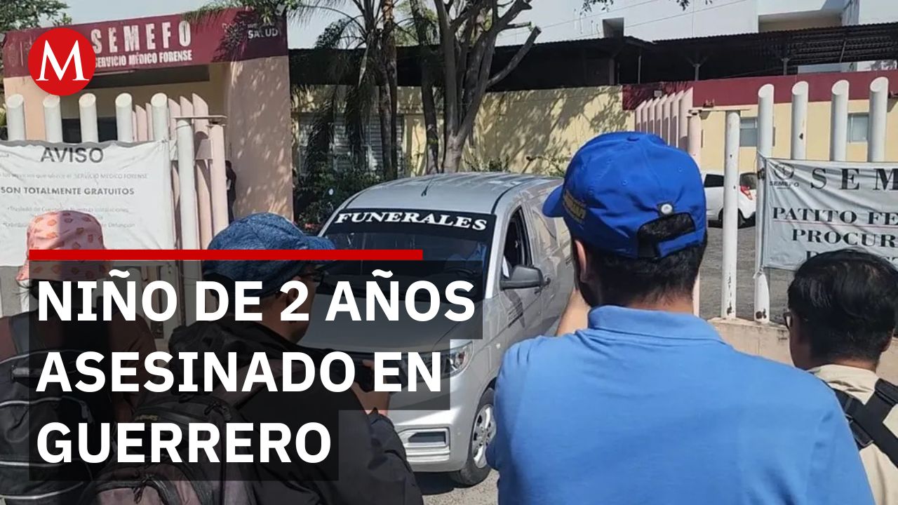 Entregan a familiares el cuerpo de Alexis, niño de dos años asesinado por su padrastro en Guerrero