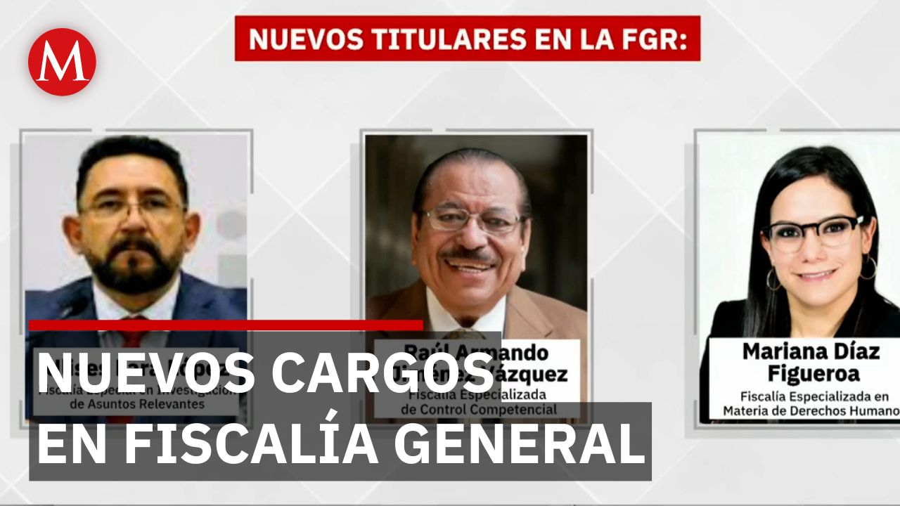 Fiscal General Ernestina Godoy realiza 11 nombramientos en la Fiscalía General