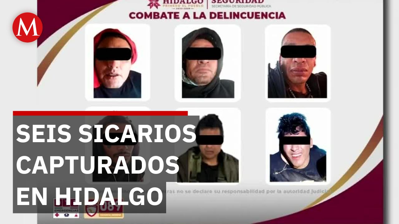 En Hidalgo, autoridades detienen a sujetos con armas y droga tras enfrentamientos, dejando 4 muertos