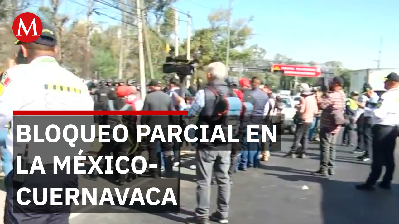 Manifestantes cierran la México-Cuernavaca por caso del Refugio Franciscano